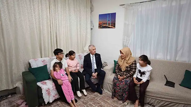 Başkan Tahmazoğlu'ndan aile ve esnaf ziyaretleri