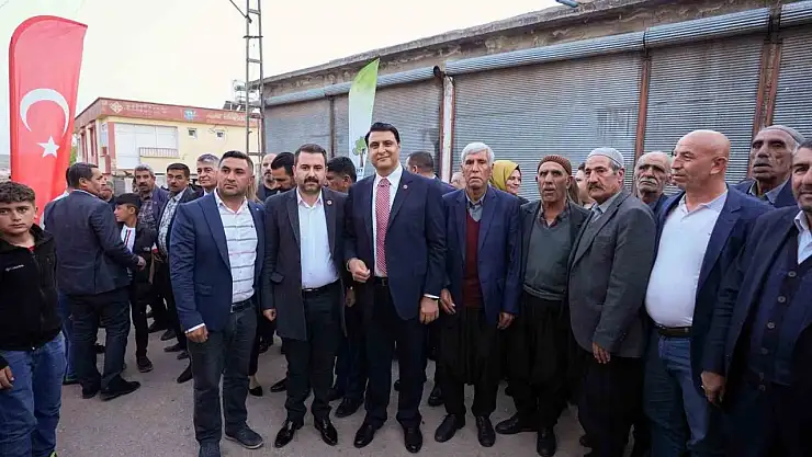 Başkan Yılmaz'a Kozluyazı'da coşkulu karşılama