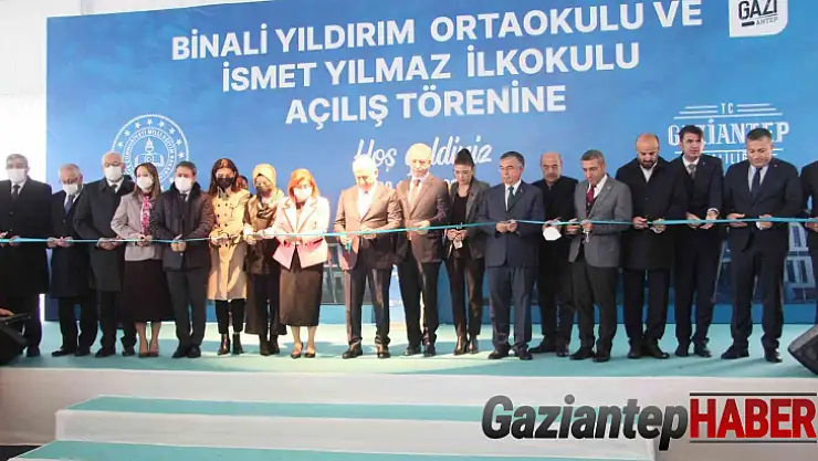 Binali Yıldırım ve İsmet Yılmaz Gaziantep'te