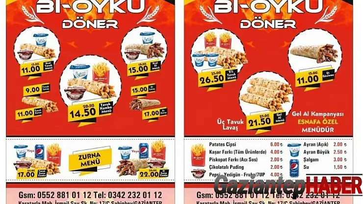Biöykü dönerden kampanya