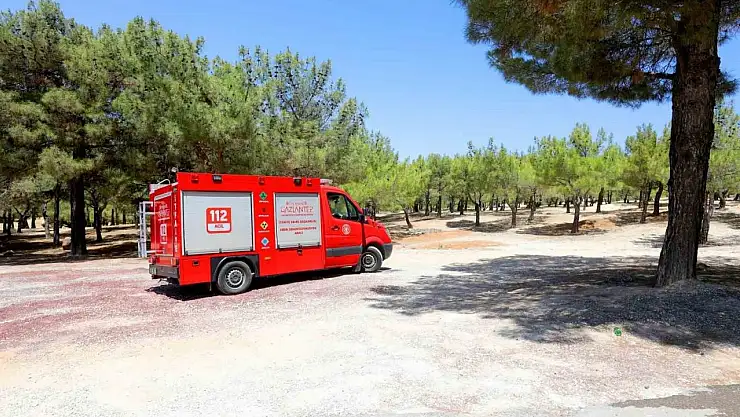 Büyükşehir İtfaiyesi'nden termal drone ile yangın nöbeti