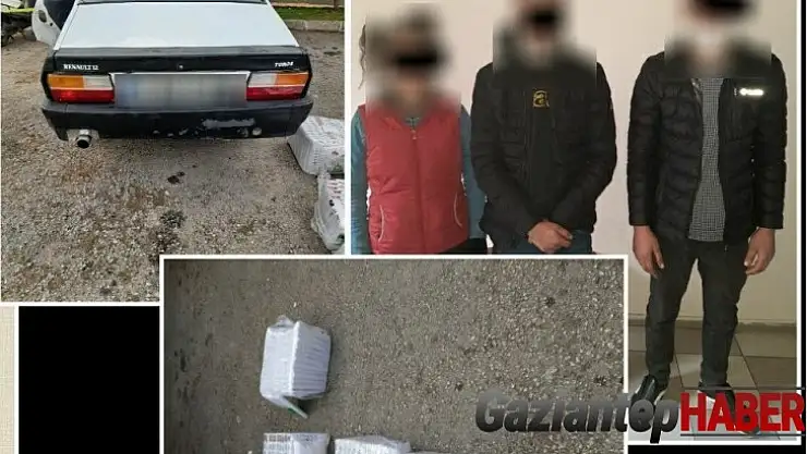 Gaziantep'te çalıntı araçla hırsızlık yapan şahıslar benzin alıp parasını ödemeden kaçtı