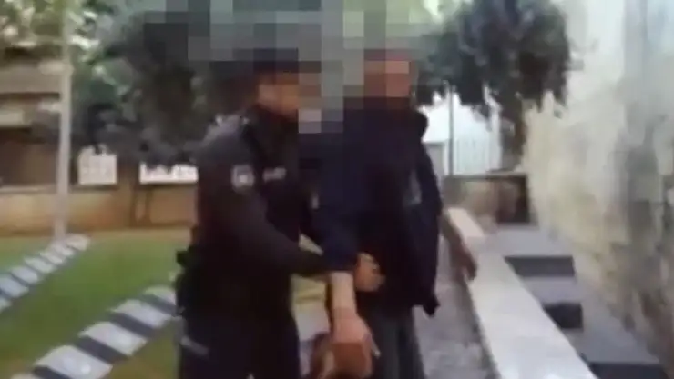 Camiden hırsızlık yapan şüpheli yakalandı
