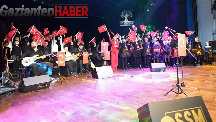 Çocuklardan, sanatın merkezinde 'Kurtuluş Konseri'