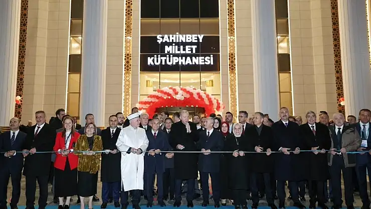 Cumhurbaşkanı Erdoğan, Şahinbey Millet Kütüphanesi'nin açılışını yaptı