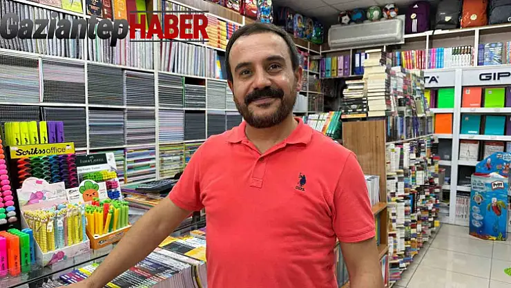 Deprem bölgesi Gaziantep'te kırtasiye yoğunluğu