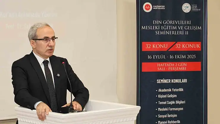 Din Görevlileri Mesleki Eğitim ve Gelişim Seminerleri 2 başladı