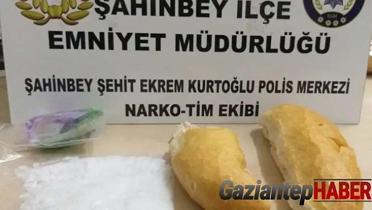 Gaziantep'te ekmek arası uyuşturucu