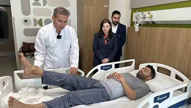 Endoskopik bel fıtığı ameliyatı sayesinde artık yürüyebiliyor