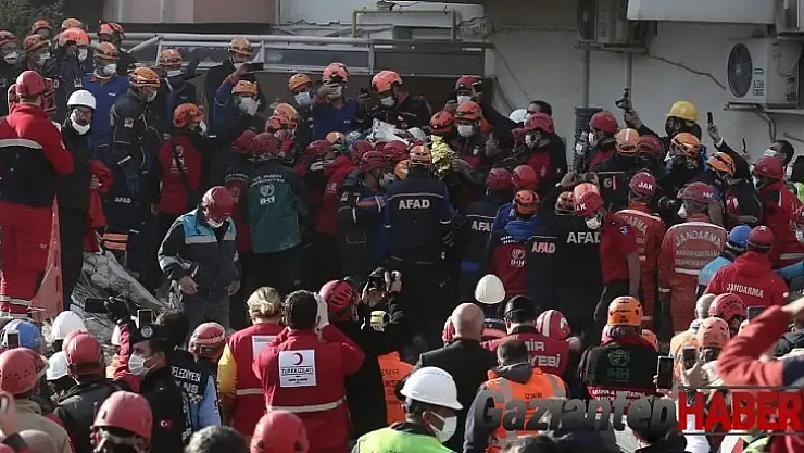 Enkazdan 91 saat sonra kurtarılan minik Ayla, hastaneye getirildi