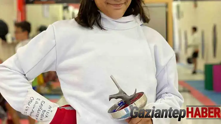 Eskrimde Gaziantep'ten bir yıldız doğuyor