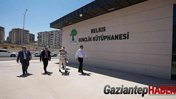 Fadıloğlu, Belkıs Gençlik Kütüphanesi'ni yerinde inceledi
