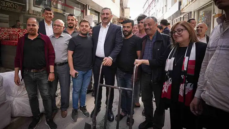 Fadıloğlu ile Gül'den esnafa teşekkür
