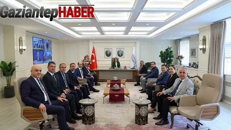 GAİB Heyeti, Başkan Fatma Şahin'i makamında ziyaret etti