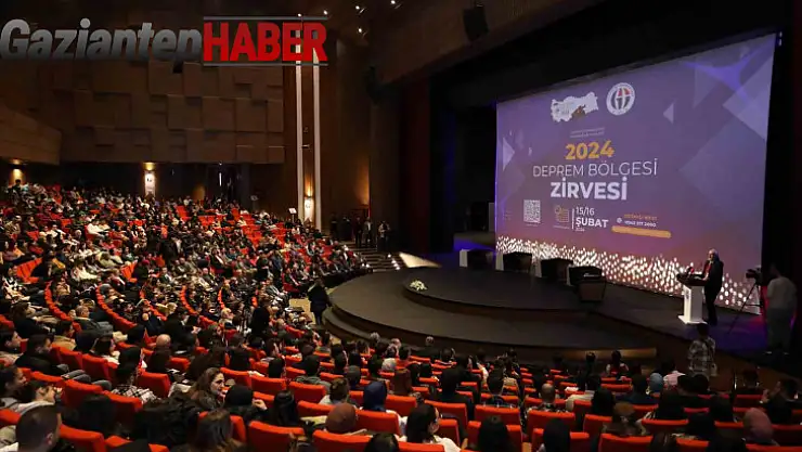 GAÜN'de deprem bölgesi zirvesi