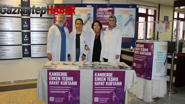 GAÜN Hastanesi'nde kanser farkındalığı etkinliği düzenlendi