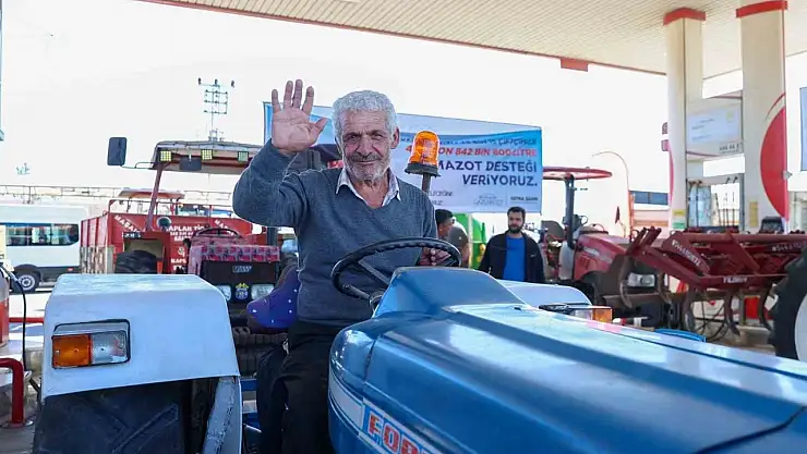Gaziantep Büyükşehir'den çiftçiye 18 milyon 392 bin 300 litre mazot desteği