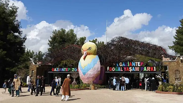 Gaziantep Doğal Yaşam Parkı'nda bayram rekoru