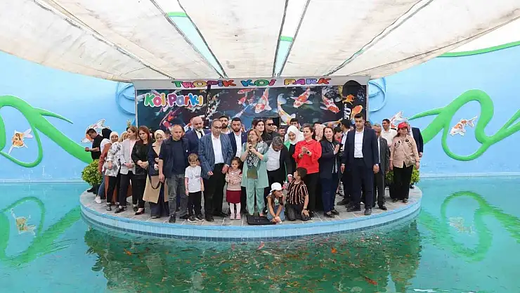 Gaziantep Doğal Yaşam Parkı'nda Tropikal Koi Parkı açıldı