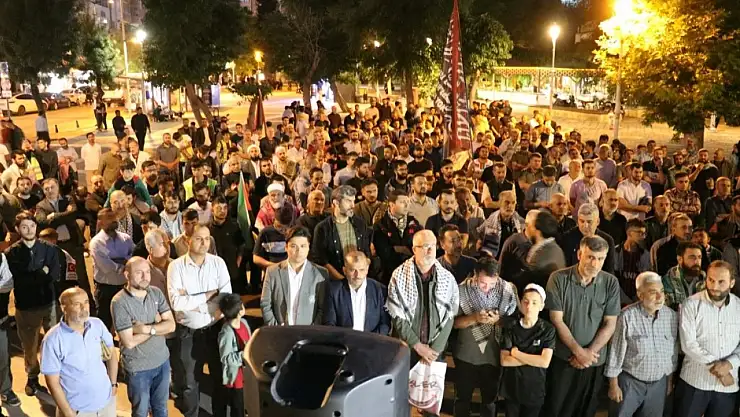 Gaziantep'te 'Gazze İçin Küresel Öfke Günü' programı düzenlendi
