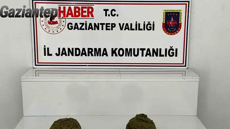 Gaziantep'te 1 kilo esrar ele geçirildi: 1 gözaltı