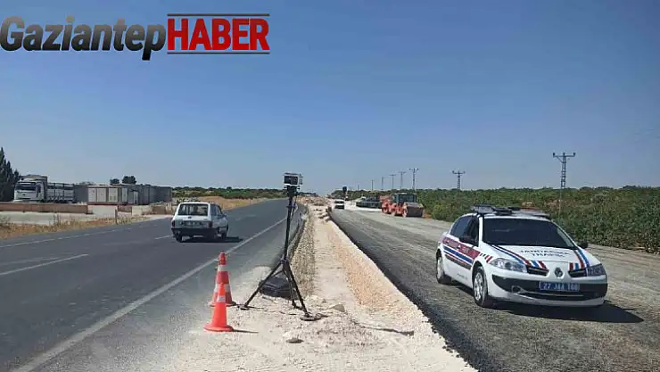 Gaziantep'te 100 araç sürücüsüne 199 bin TL radar cezası