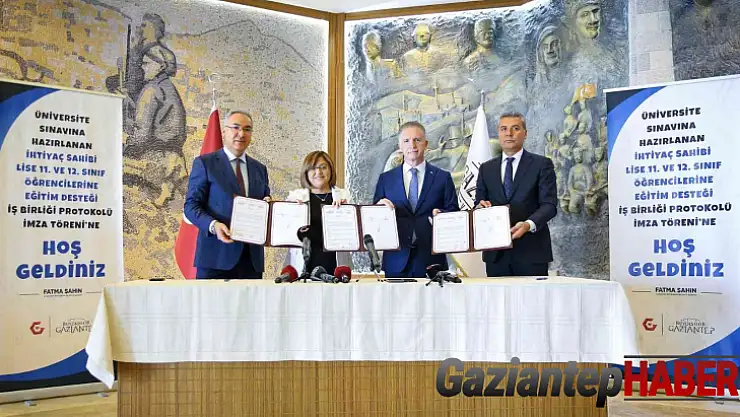 Gaziantep'te 11 ve 12'nci sınıf öğrencilerine bin 200 TL maddi destek