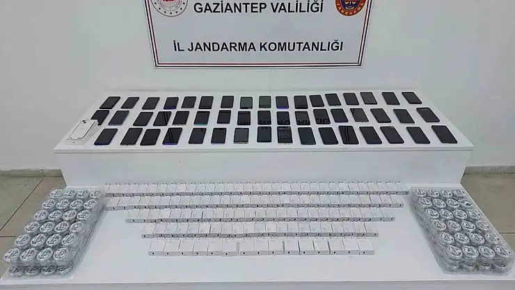 Gaziantep'te 1,3 milyon TL değerinde kaçak telefon ele geçirildi