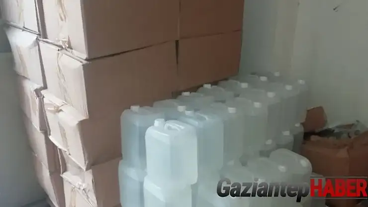 Gaziantep'te 15 bin 940 litre etil alkol ele geçirildi
