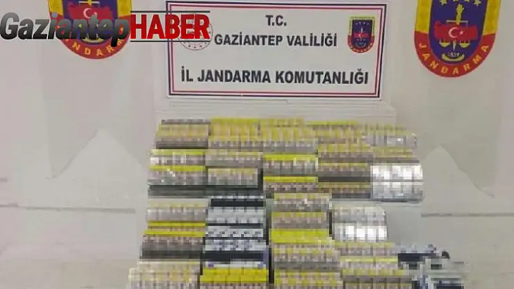 Gaziantep'te 180 bin lira değerinde kaçak sigara ele geçirildi