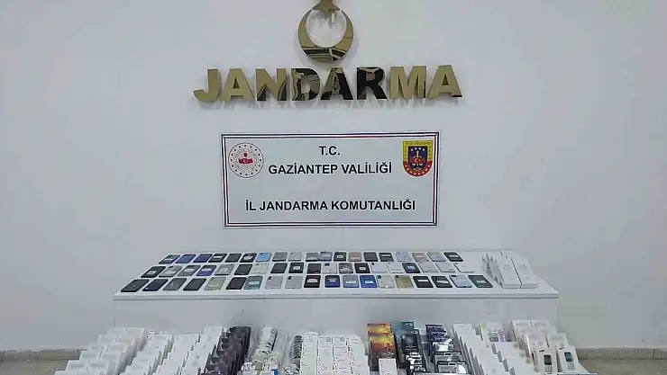 Gaziantep'te 1,9 milyon TL değerinde kaçak elektronik ürün ele geçirildi: 1 gözaltı
