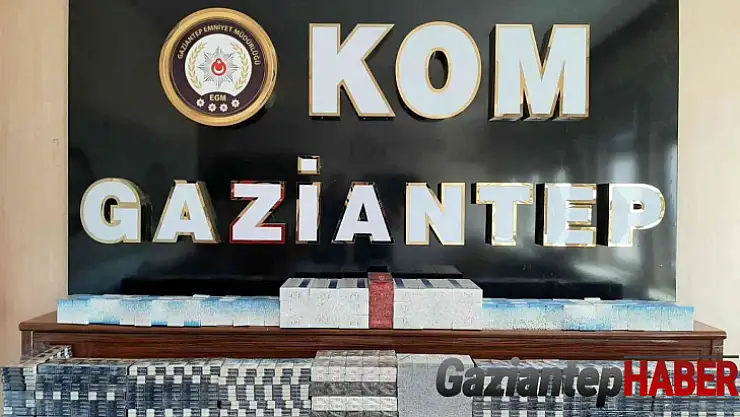 Gaziantep'te 2 bin 220 paket kaçak sigara ele geçirildi
