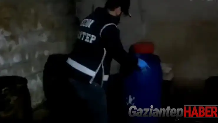 Gaziantep'te 2 bin litre kaçak akaryakıt ele geçirildi
