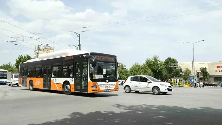 Gaziantep'te 3 gün toplu taşıma ücretsiz olacak