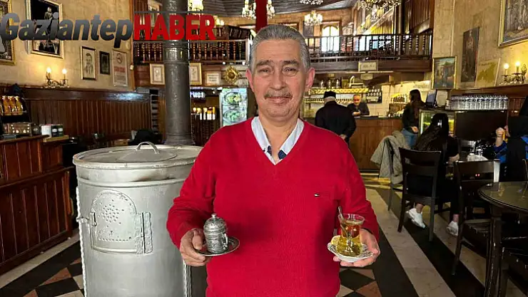 Gaziantep'te 385 yıllık mekanda Menengiç kahvesi keyfi