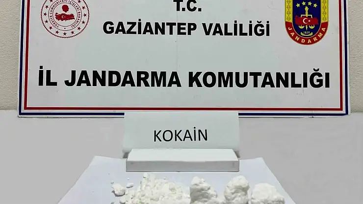Gaziantep'te 500 bin TL değerinde kokain ele geçirildi: 1 şahıs tutuklandı