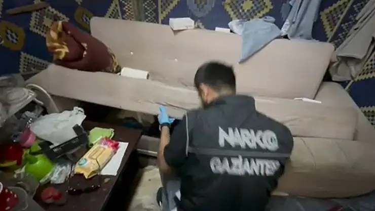 Gaziantep'te 7 kilo metamfetamin ele geçirildi: 1 şahıs tutuklandı