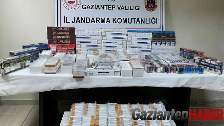 Gaziantep'te 753 paket gümrük kaçağı sigara ele geçirildi