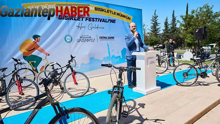 Gaziantep'te Bilal Erdoğan'ın katılımıyla dünya bisiklet günü etkinliği
