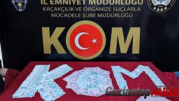 Gaziantep'te bin 81 adet sahte banknot ele geçirildi