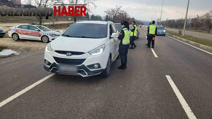 Gaziantep'te çakar lamba kullanan araçlara denetim