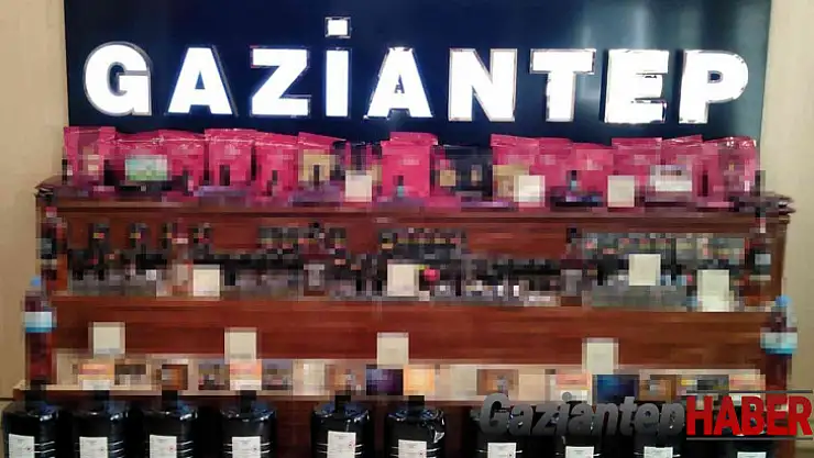 Gaziantep'te çok miktarda kaçak malzeme ele geçirildi