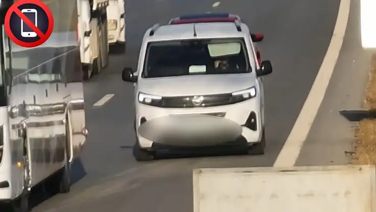 Gaziantep'te dron destekli trafik denetimlerinde 829 araca ceza