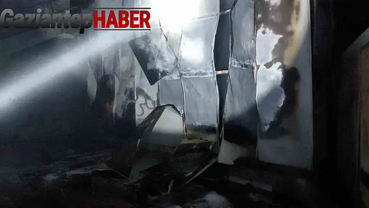 Gaziantep'te ekmek fabrikasında yangın