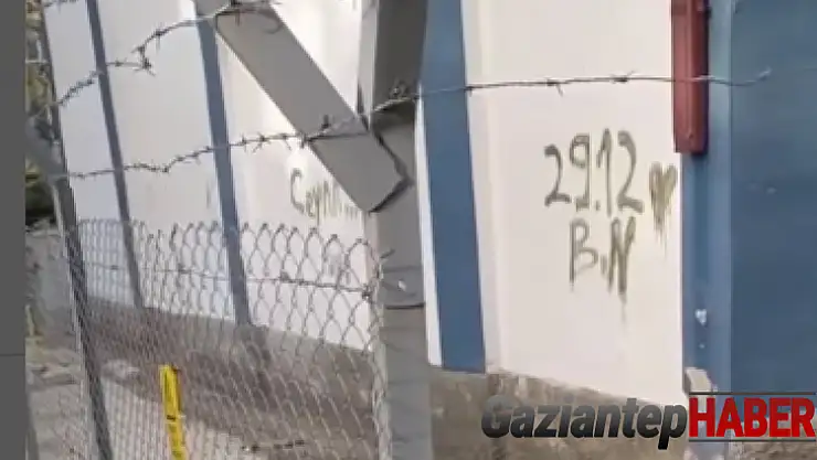 Gaziantep'te elektrik trafosunun etrafındaki çitleri çaldılar