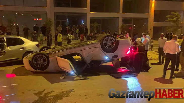 Gaziantep'te feci kaza: 3 ağır yaralı