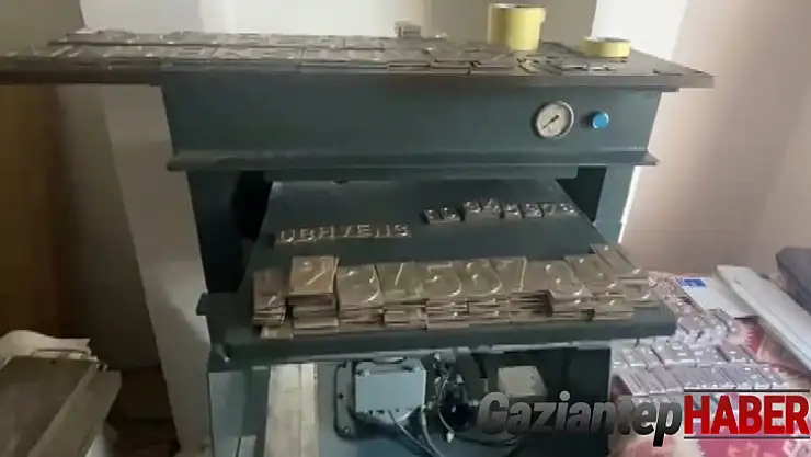 Gaziantep'te ikiz plaka baskını