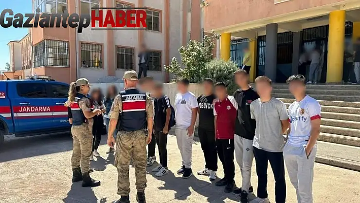 Gaziantep'te jandarmadan 351 okul önü ve çevresinde denetim