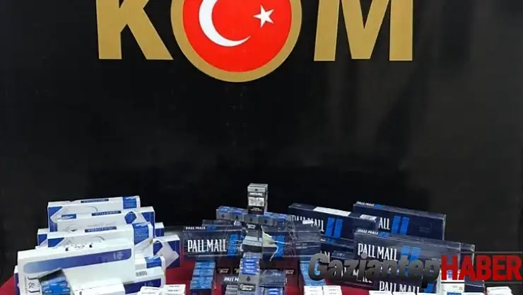 Gaziantep'te kaçak telefon ve sigara operasyonu: 3 gözaltı