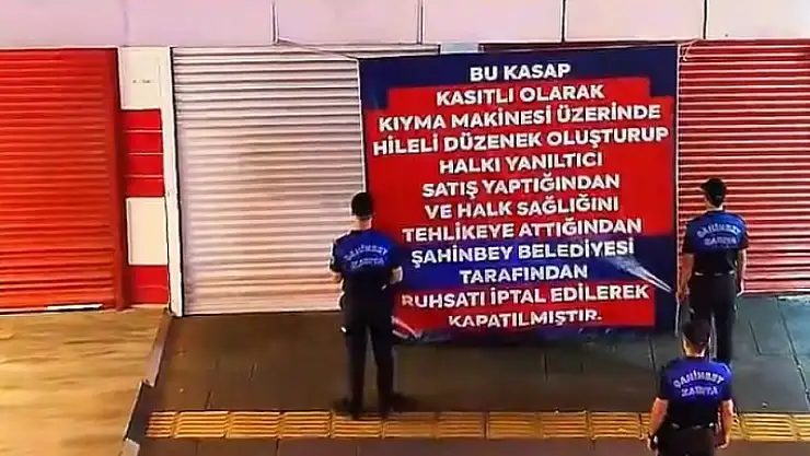 Gaziantep'te kasapta akılalmaz düzenek: Bozuk etleri vatandaşa yedirmiş